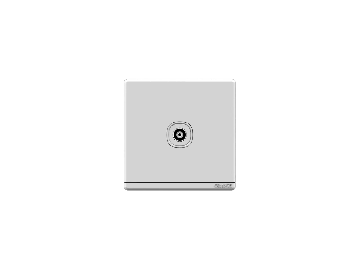 ODESSA 1G 75 OHM TV SOCKET WHITE